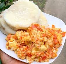 Yam & fried egg